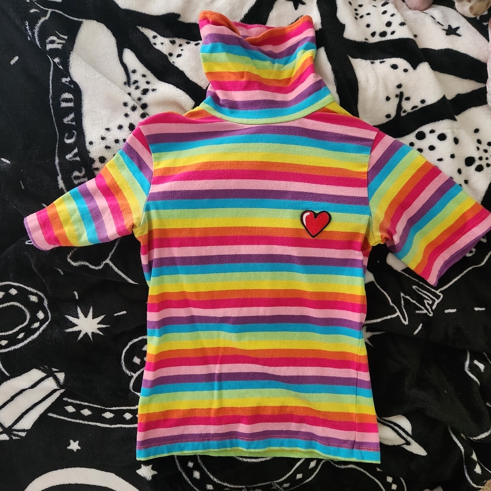Rainbow Striped Shirt